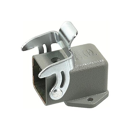 Harting HAN A BASE BULKHEAD 1 LEVER, SIZE 3A FLUSH MOUNT 90DEGREE, IP65 NEMA4/12 9200030801